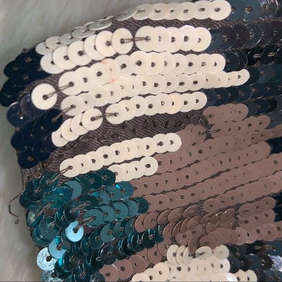 French Connection Multicolor Sequin Skirt - Picture 4 of 4